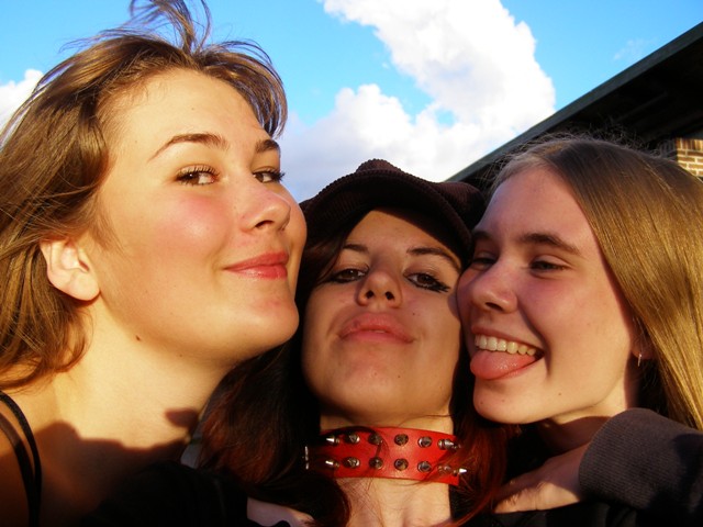 Bem�rk den m�rke plet p� min l�be. Den har Nanna lavet. Og det er ikke l�bestift.